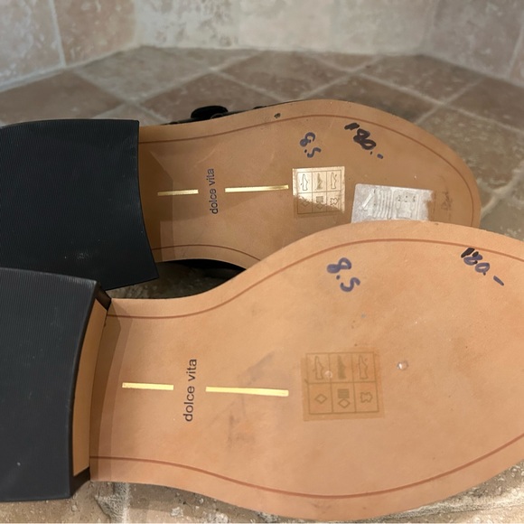 Dolce Vita Black Yevan Buckled Studded Platform Clogs - Picture 5 of 9